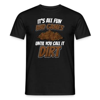 Dear Soil Science Agricultural Scientist - Men's T-Shirt - black - Front - AI Model Male 178 light (178cm)
