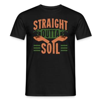 Dear Soil Science Agricultural Scientist - Men's T-Shirt - black - Front - AI Model Male 178 light (178cm)