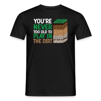 Dear Soil Science Agricultural Scientist - Men's T-Shirt - black - Front - AI Model Male 178 light (178cm)