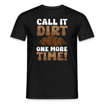 Dear Soil Science Agricultural Scientist - Men's T-Shirt - black - Front - AI Model Male 178 light (178cm)