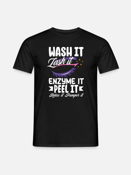 Hudvård Kosmetika - T-shirt herr - svart