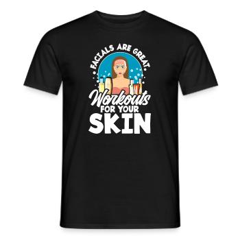 Hautpflege Kosmetikerin Kosmetik - Männer T-Shirt - Schwarz - Vorne - AI Model Male 178 light (178cm)