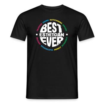 Hautpflege Kosmetikerin Kosmetik - Männer T-Shirt - Schwarz - Vorne - AI Model Male 178 light (178cm)
