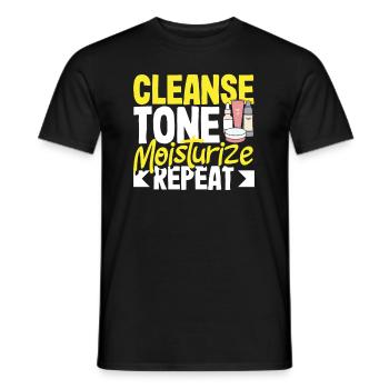 Hautpflege Kosmetikerin Kosmetik - Männer T-Shirt - Schwarz - Vorne - AI Model Male 178 light (178cm)