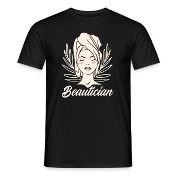 Hautpflege Kosmetikerin Kosmetik - Männer T-Shirt - Schwarz - Vorne - AI Model Male 178 light (178cm)