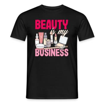 Hautpflege Kosmetikerin Kosmetik - Männer T-Shirt - Schwarz - Vorne - AI Model Male 178 light (178cm)