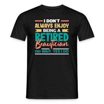 Hautpflege Kosmetikerin Kosmetik - Männer T-Shirt - Schwarz - Vorne - AI Model Male 178 light (178cm)