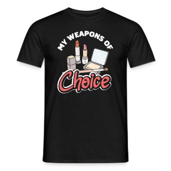 Hautpflege Kosmetikerin Kosmetik - Männer T-Shirt - Schwarz - Vorne - AI Model Male 178 light (178cm)