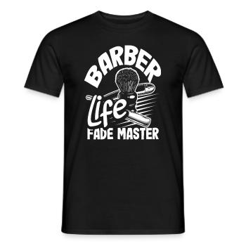 Barber Homme Coiffeur Coiffeur - T-shirt homme - noir - Devant - AI Model Male 178 light (178cm)