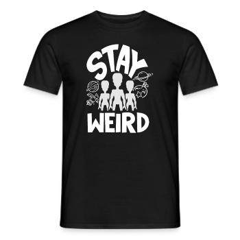 Lustiges Alien Außerirdische Geschenk - Männer T-Shirt - Schwarz - Vorne - AI Model Male 178 light (178cm)