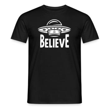Drôle de cadeau extraterrestre extraterrestre - T-shirt homme - noir - Devant - AI Model Male 178 light (178cm)