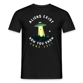 Drôle de cadeau extraterrestre extraterrestre - T-shirt homme - noir - Devant - AI Model Male 178 light (178cm)