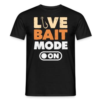 Drôle d’amateur de poisson-chat poisson à tête plate - T-shirt homme - noir - Devant - AI Model Male 178 light (178cm)