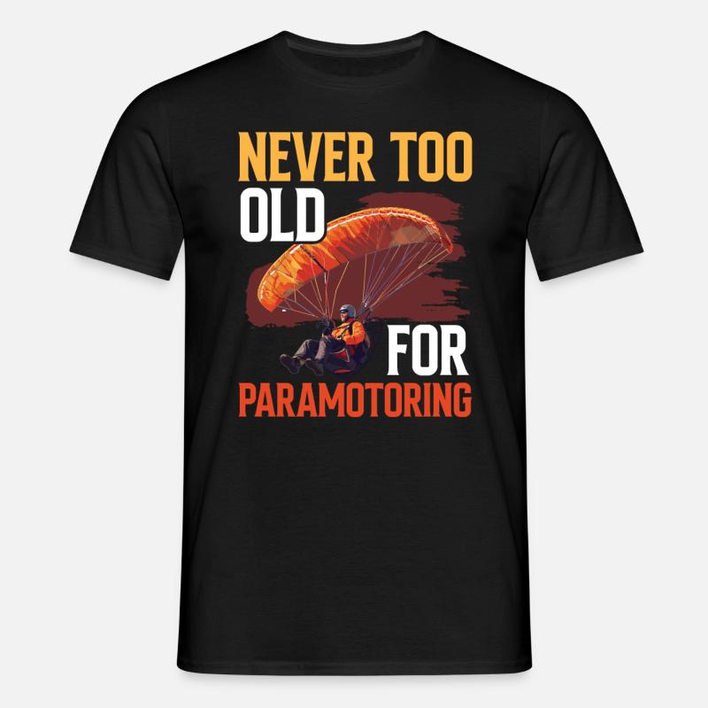 Paramotoring paramotoring - Men's T-Shirt - black