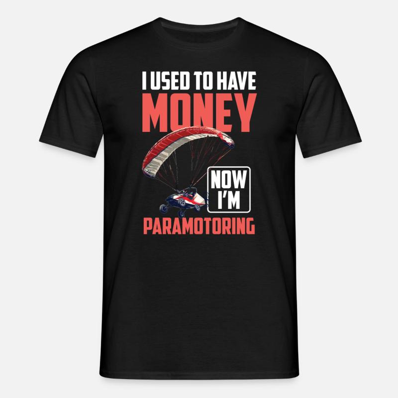 Paramotoring paramotoring - Men's T-Shirt - black