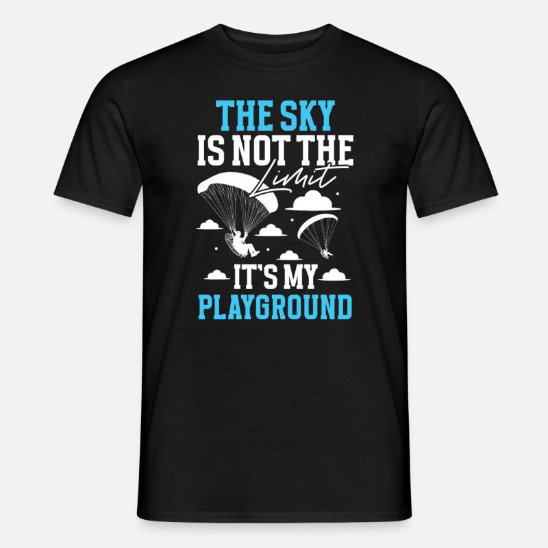 Paramotoring paramotoring - Men's T-Shirt - black