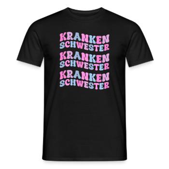 Krankenschwester Krankenschwester Krankenschwester - Männer T-Shirt - Schwarz - Vorne - AI Model Male 178 light (178cm)
