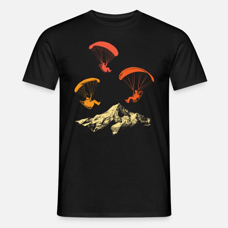 Paramotoring paramotoring - Men's T-Shirt - black
