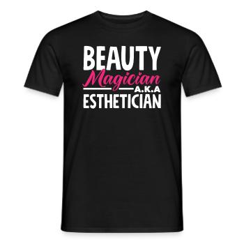 Hautpflege Kosmetikerin Kosmetik - Männer T-Shirt - Schwarz - Vorne - AI Model Male 178 light (178cm)