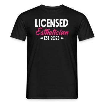 Hautpflege Kosmetikerin Kosmetik - Männer T-Shirt - Schwarz - Vorne - AI Model Male 178 light (178cm)
