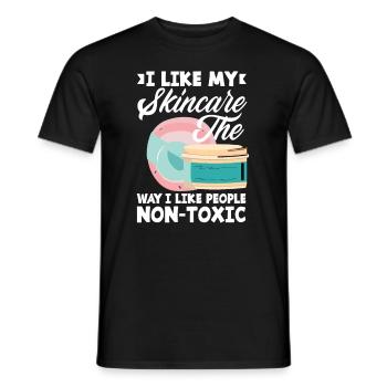 Hautpflege Kosmetikerin Kosmetik - Männer T-Shirt - Schwarz - Vorne - AI Model Male 178 light (178cm)
