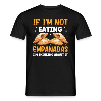 Mexican Venezuelan Empanada - Men's T-Shirt - black - Front - AI Model Male 178 light (178cm)