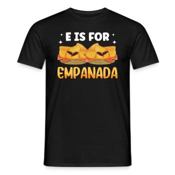 Mexican Venezuelan Empanada - Men's T-Shirt - black - Front - AI Model Male 178 light (178cm)