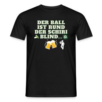 Fußball Spruch - Männer T-Shirt - Schwarz - Vorne - AI Model Male 178 light (178cm)