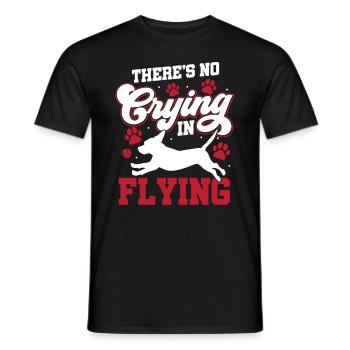 Flyball Canine Sport Agility Parcour Dog - Männer T-Shirt - Schwarz - Vorne - AI Model Male 178 light (178cm)