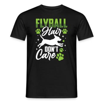 Flyball Canine Sport Agility Parcour Dog - Männer T-Shirt - Schwarz - Vorne - AI Model Male 178 light (178cm)