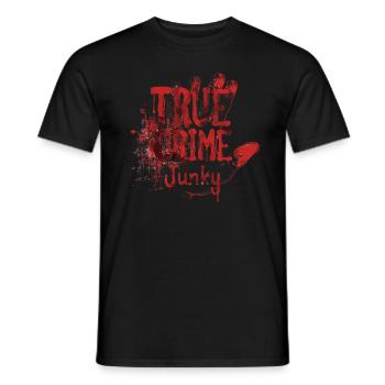 Murder Mystery Dinner plays the victim - Men's T-Shirt - black - Front - AI Model Male 178 light (178cm)