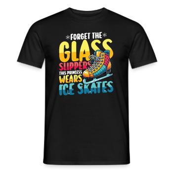 Patinage sur glace Patinage sur glace Patinage artistique - T-shirt homme - noir - Devant - AI Model Male 178 light (178cm)