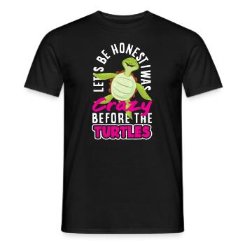 Tortue Tortue Mer Cadeau - T-shirt homme - noir - Devant - AI Model Male 178 light (178cm)