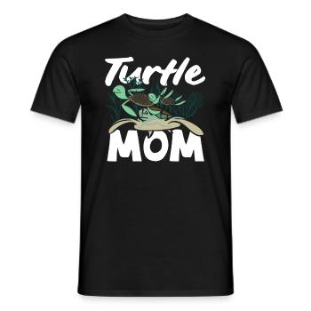 Tortue Tortue Mer Cadeau - T-shirt homme - noir - Devant - AI Model Male 178 light (178cm)