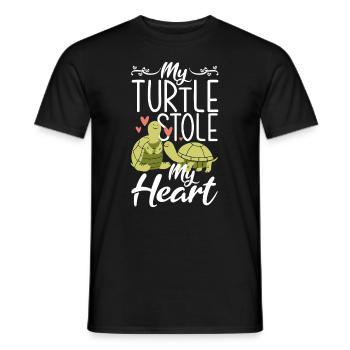 Schildkröte Meeresschildkröte Geschenk - Männer T-Shirt - Schwarz - Vorne - AI Model Male 178 light (178cm)
