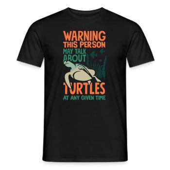 Schildkröte Meeresschildkröte Geschenk - Männer T-Shirt - Schwarz - Vorne - AI Model Male 178 light (178cm)