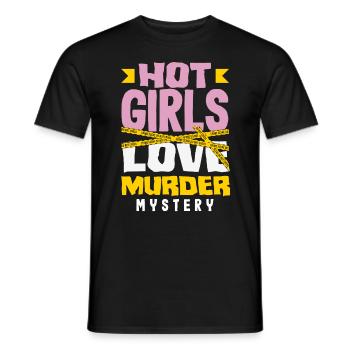 Murder Mystery Dinner, Murder Mystery Dinner - Men's T-Shirt - black - Front - AI Model Male 178 light (178cm)