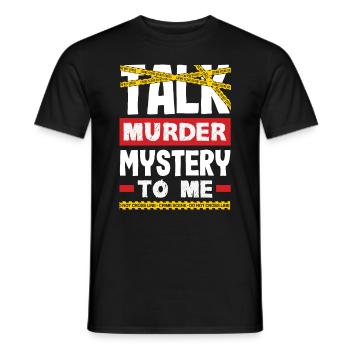 Murder Mystery Dinner, Murder Mystery Dinner - Men's T-Shirt - black - Front - AI Model Male 178 light (178cm)