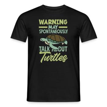 Tortue Tortue Mer Cadeau - T-shirt homme - noir - Devant - AI Model Male 178 light (178cm)