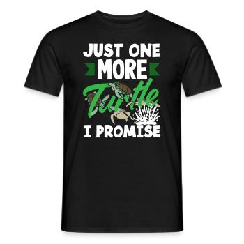 Tortue Tortue Mer Cadeau - T-shirt homme - noir - Devant - AI Model Male 178 light (178cm)