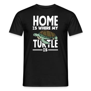 Tortue Tortue Mer Cadeau - T-shirt homme - noir - Devant - AI Model Male 178 light (178cm)
