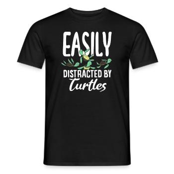 Tortue Tortue Mer Cadeau - T-shirt homme - noir - Devant - AI Model Male 178 light (178cm)