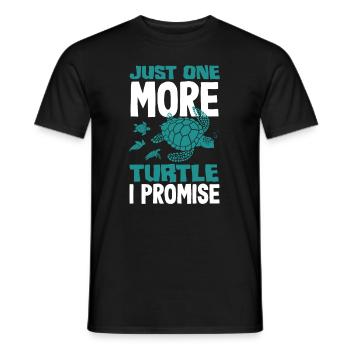 Tortue Tortue Mer Cadeau - T-shirt homme - noir - Devant - AI Model Male 178 light (178cm)