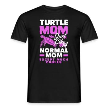 Tortue Tortue Mer Cadeau - T-shirt homme - noir - Devant - AI Model Male 178 light (178cm)