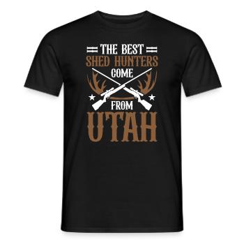 Scale Hunting Scale Hunter Hunting - Men's T-Shirt - black - Front - AI Model Male 178 light (178cm)