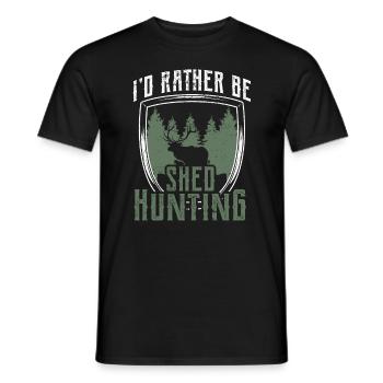 Scale Hunting Scale Hunter Hunting - Men's T-Shirt - black - Front - AI Model Male 178 light (178cm)