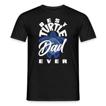 Tortue Tortue Mer Cadeau - T-shirt homme - noir - Devant - AI Model Male 178 light (178cm)