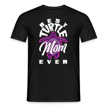 Tortue Tortue Mer Cadeau - T-shirt homme - noir - Devant - AI Model Male 178 light (178cm)