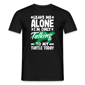 Tortue Tortue Mer Cadeau - T-shirt homme - noir - Devant - AI Model Male 178 light (178cm)
