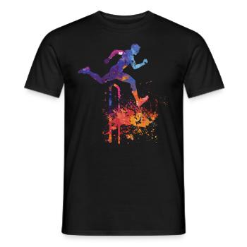 Athletics Athletics Games - Men's T-Shirt - black - Front - AI Model Male 178 light (178cm)